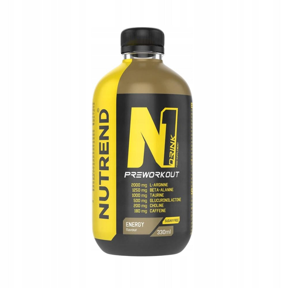 Nutrend N1 Pre-Workout Drink 330ml Energy