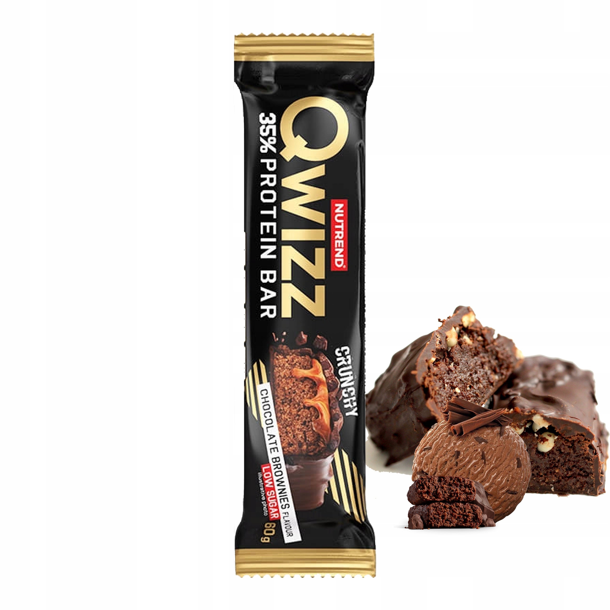 Nutrend QWIZZ Protein Bar 60g Chocolate Brownie Name other