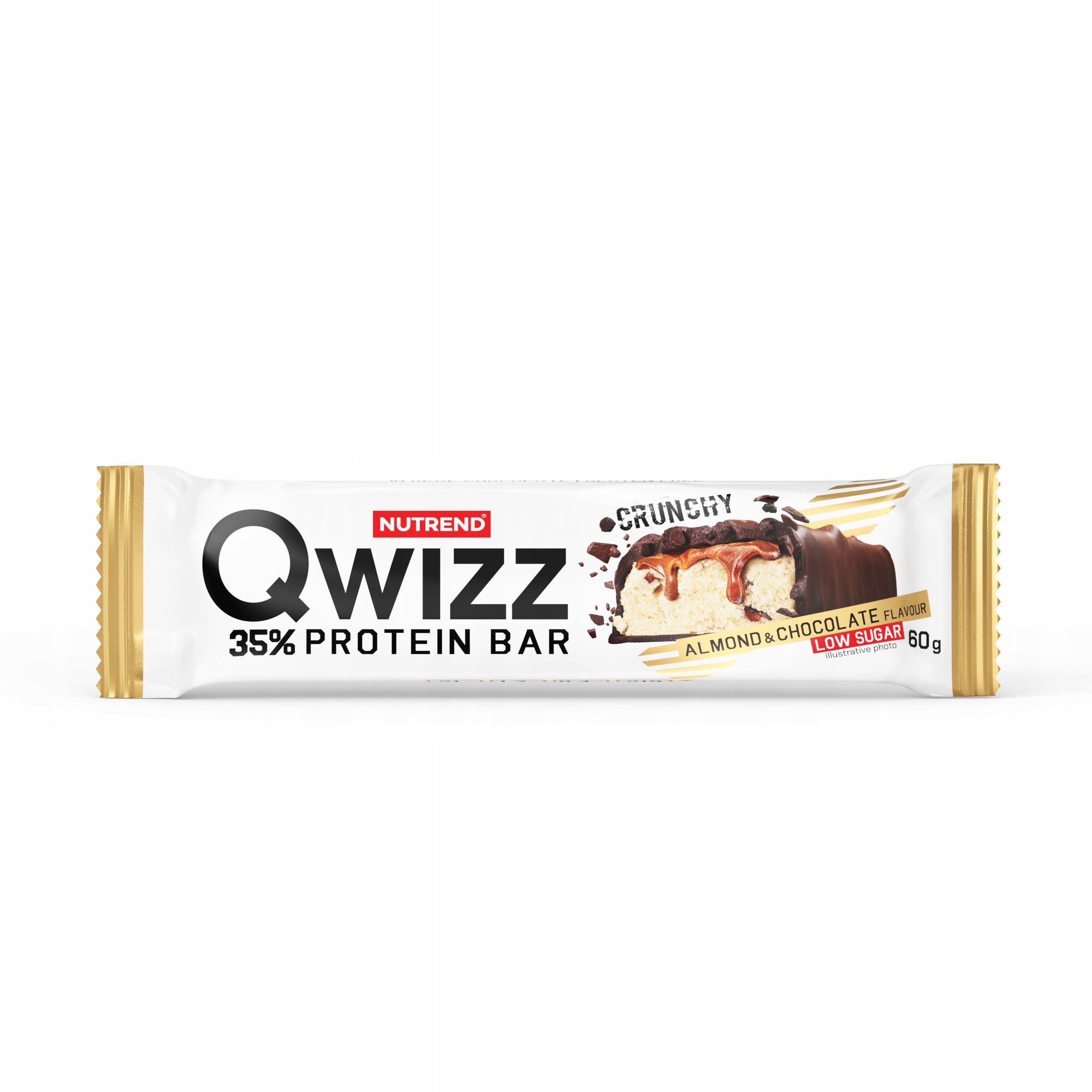 Nutrend Qwizz Protein Bar Almond Chocolate Gluten Free 60 g Manufacturer code 8594073172006