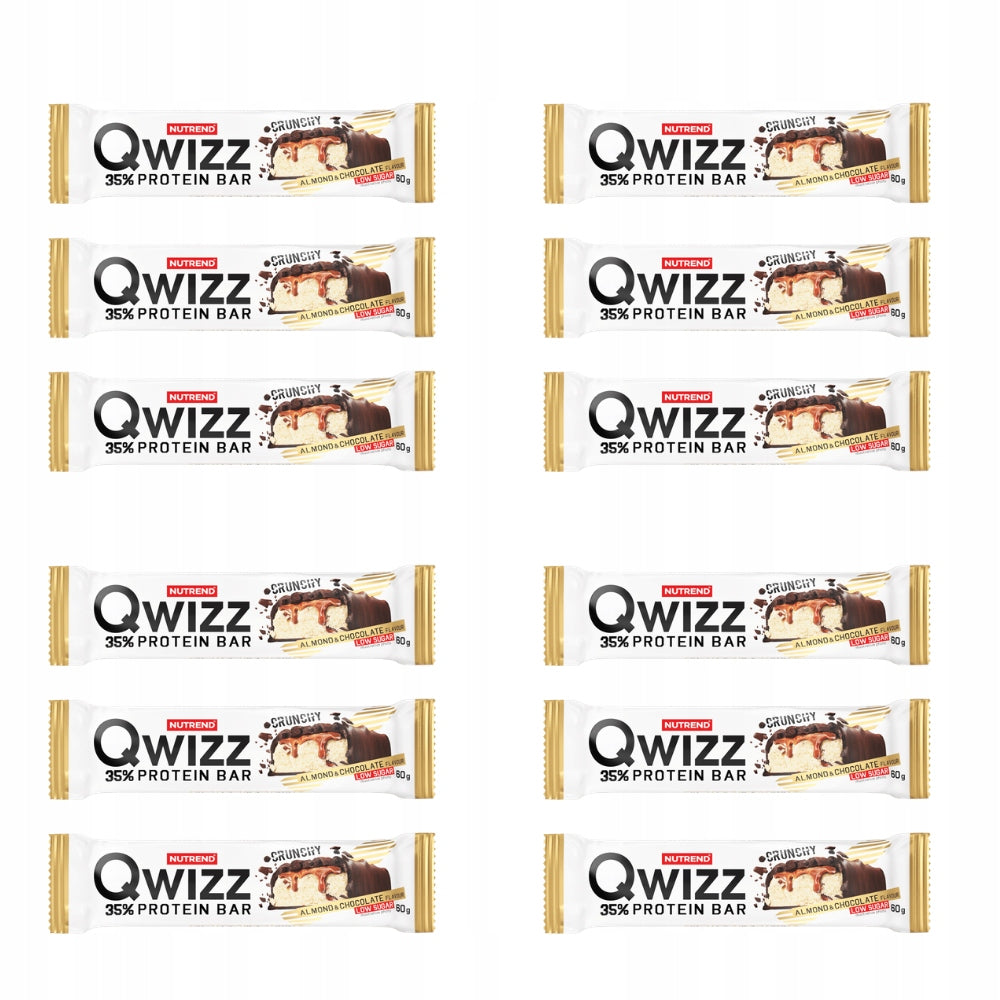 Nutrend Qwizz Protein Bar Almond Chocolate Gluten Free 60 g