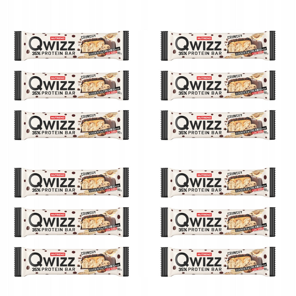 Nutrend Qwizz Protein Bar Biscuit with Cream Gluten Free 60 g