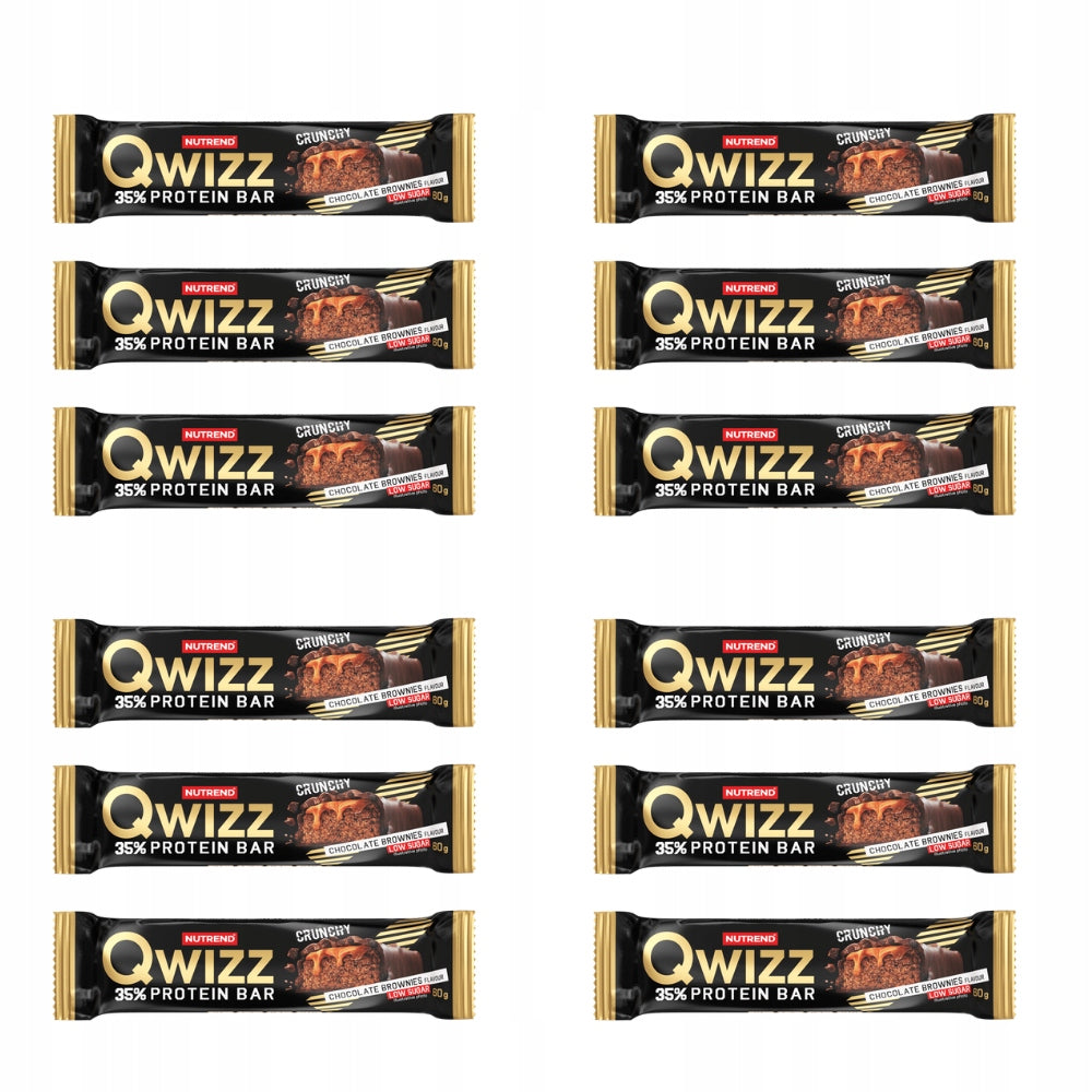 Nutrend Qwizz Protein Bar Chocolate Brownie Gluten Free 60 g