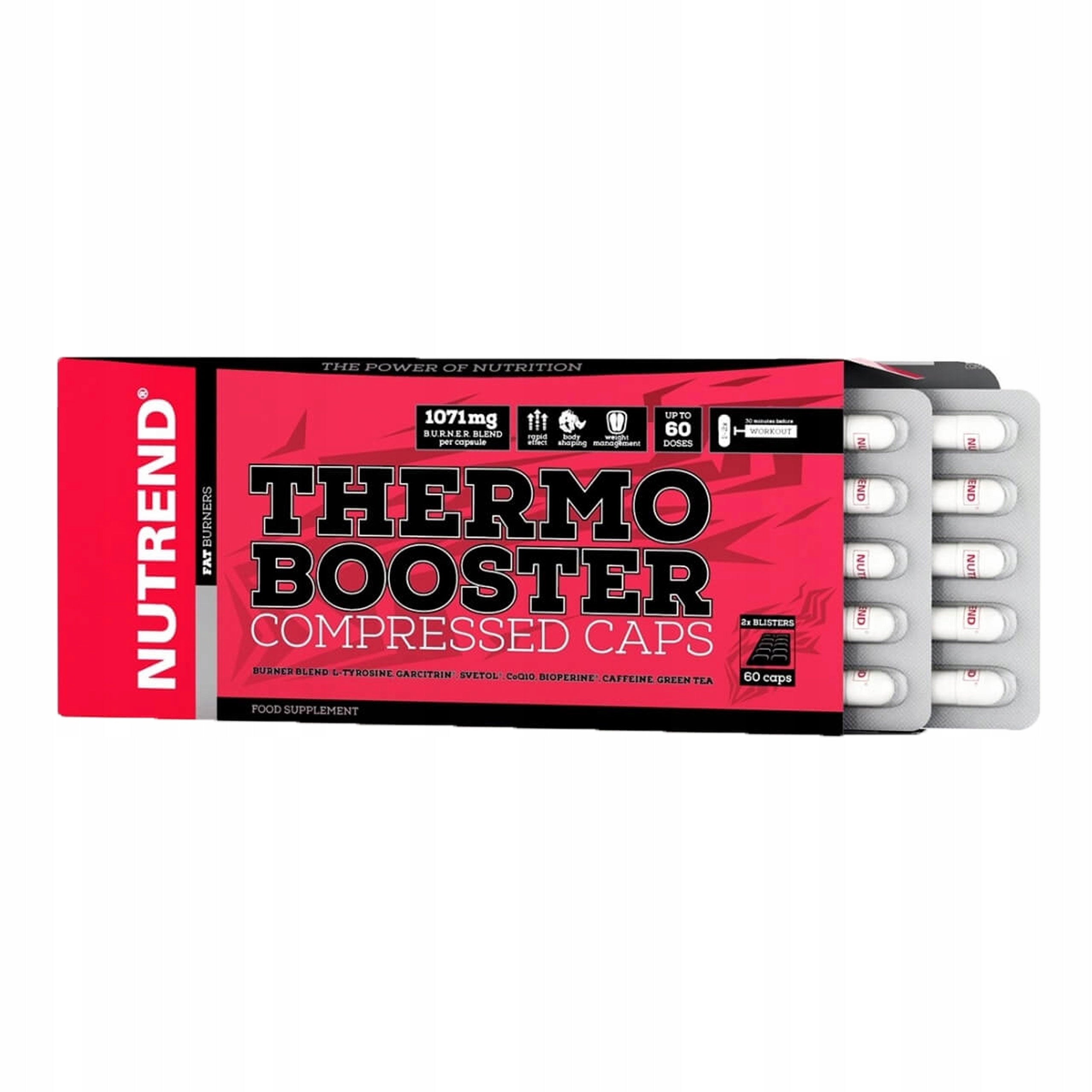 Nutrend Thermo Booster 60 caps. Expiration date at least 3 months from the date of purchase