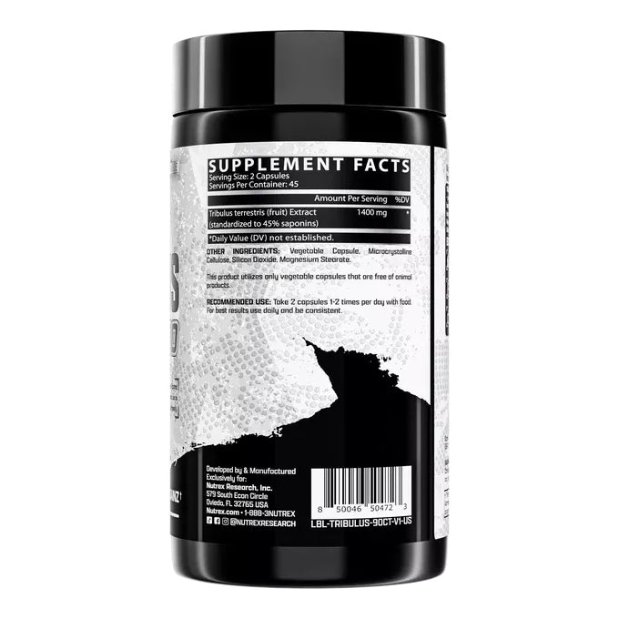 Nutrex Tribulus Black 1400 45% Saponin Testosterone Booster Erection Libido Expiration date at least 1 year from the date of purchase