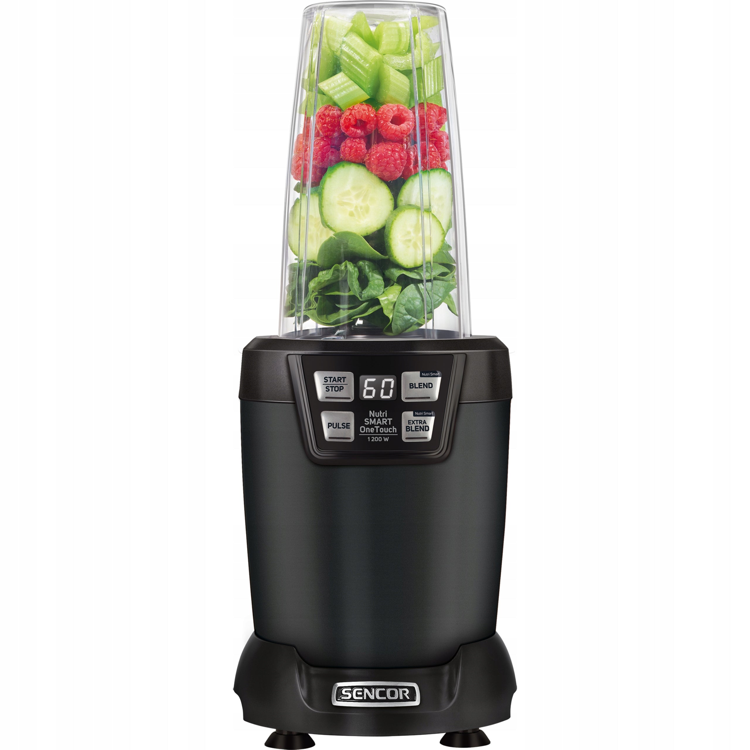 Nutri Blender Tritan Sencor SNB6600BK 6 KNIVES 1200W Brand Sencor