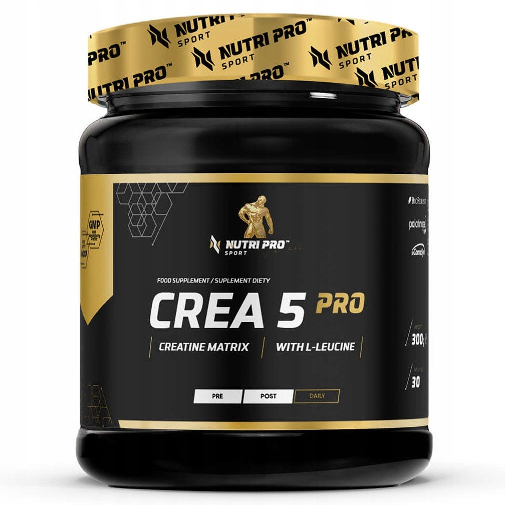 Nutri Pro Sport Crea 5 PRO 300g CREATINE MONOHYDRATE TCM HCL STAK CREATINE