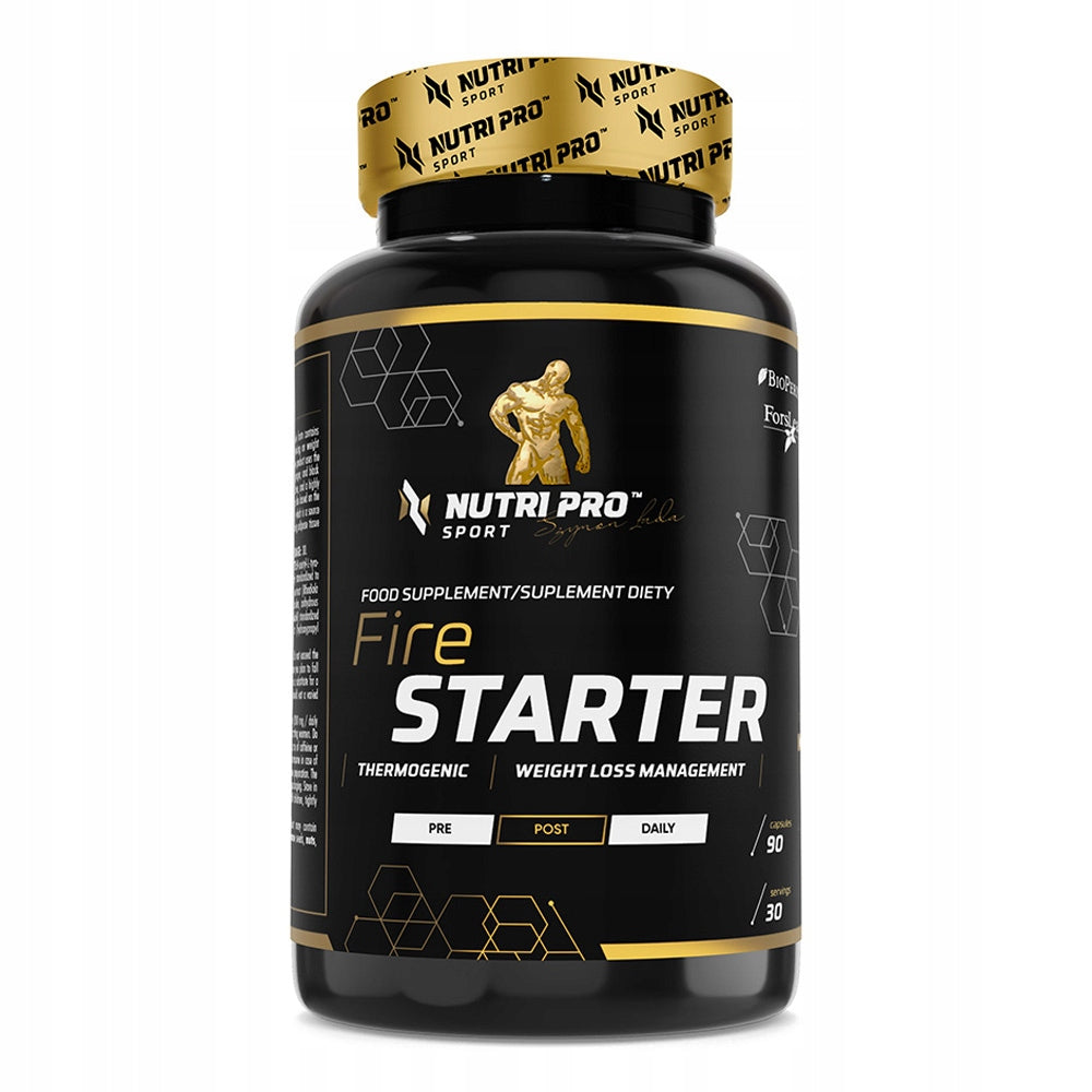 Nutri Pro Sport Fire Starter 90caps FAT BURNER SLIMMING
