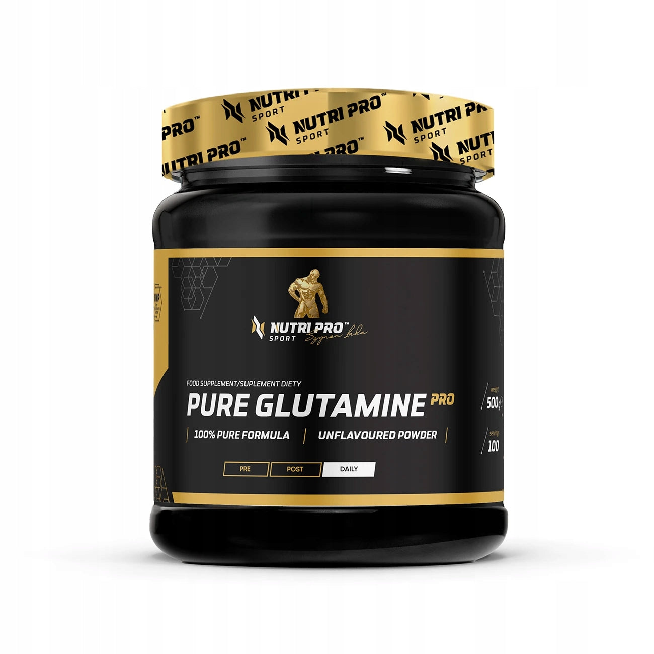 Nutri Pro Sport Glutamine PRO 500g L-GLUTAMINE AMINO ACIDS