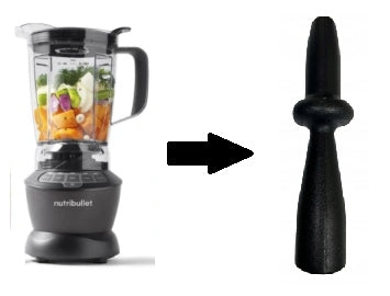 NutriBullet TAMPER pusher blender stirrer