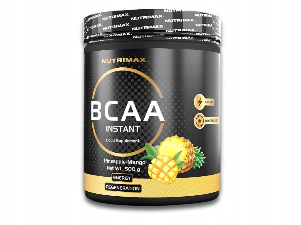 NutriMax BCAA Instant 2:1:1 500g Aminokyseliny Prášek Regenerace Výkon