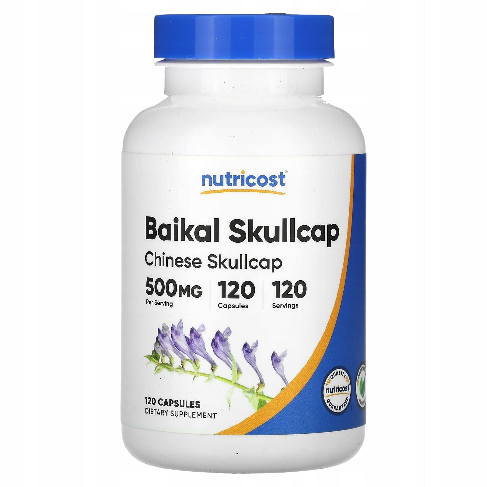 Nutricost, Baikal Thyroid, 500 mg, 120 capsules