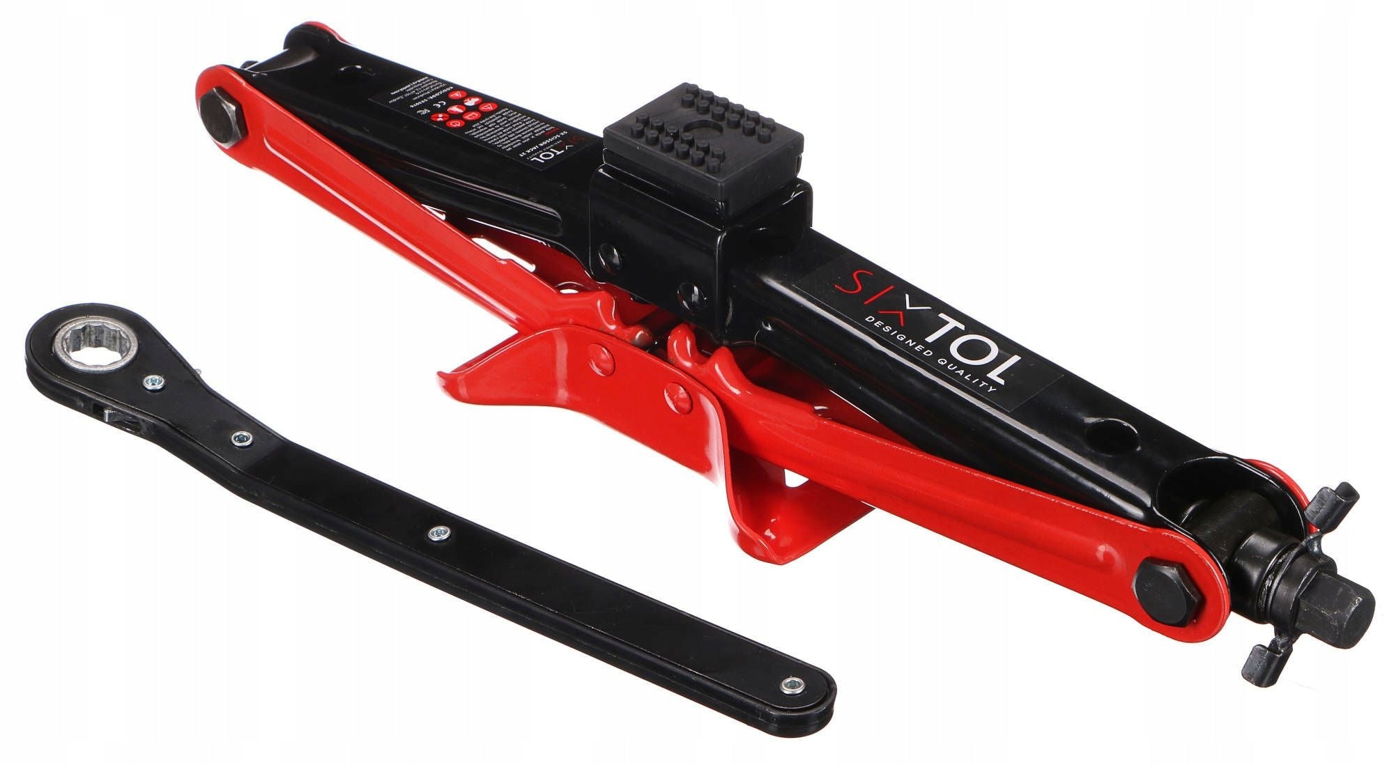 Nůžkový zvedák s ráčnou SX SCISSOR JACK 1,5T Maximum lifting height 417 mm