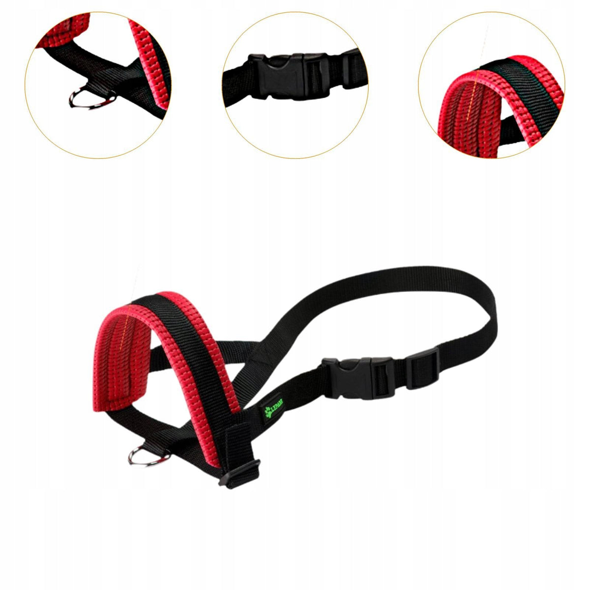 Nylon Soft Dogs Muzzle Portable Comfortable Adjustable Prevent Biting S Packaging status original
