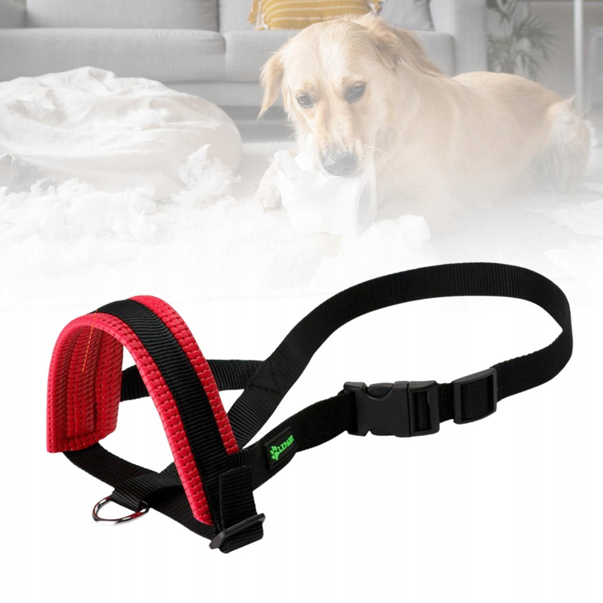 Nylon Soft Dogs Muzzle Portable Comfortable Adjustable Prevent Biting S