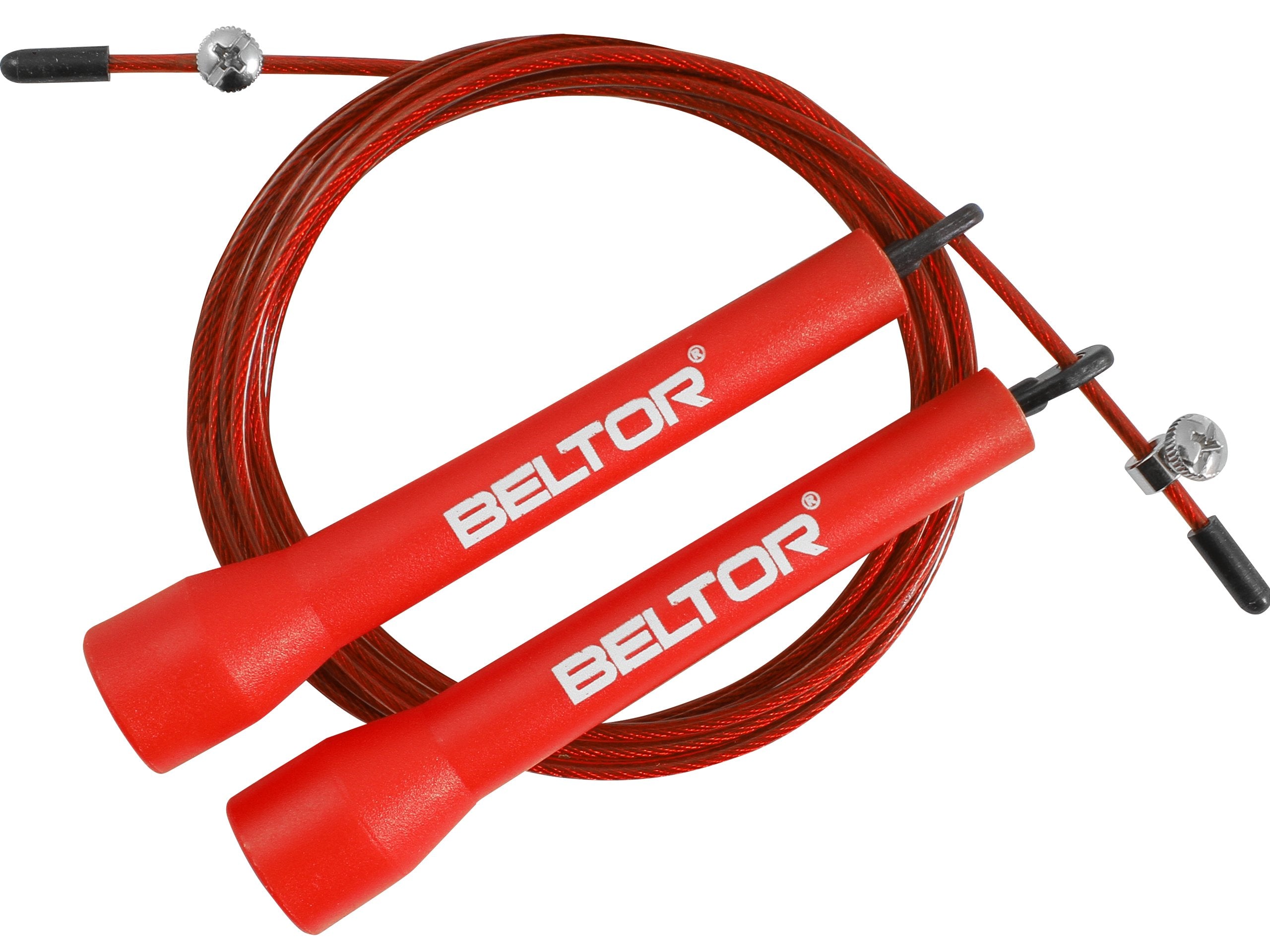 Nylon jump rope Beltor 300 cm red