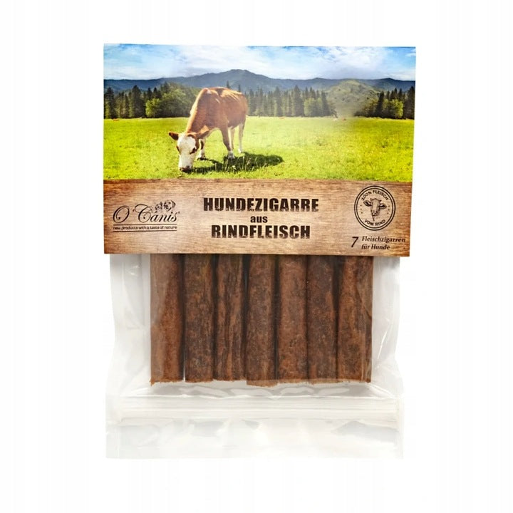O'CANIS ORIGINAL BEEF CIGAR FOR DOGS 7 PCS Tasty Snack