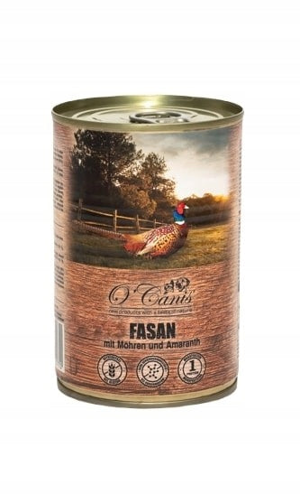 O'Canis - Pheasant with Carrot 400g - MONOPROTEIN DOG FOOD FASAN