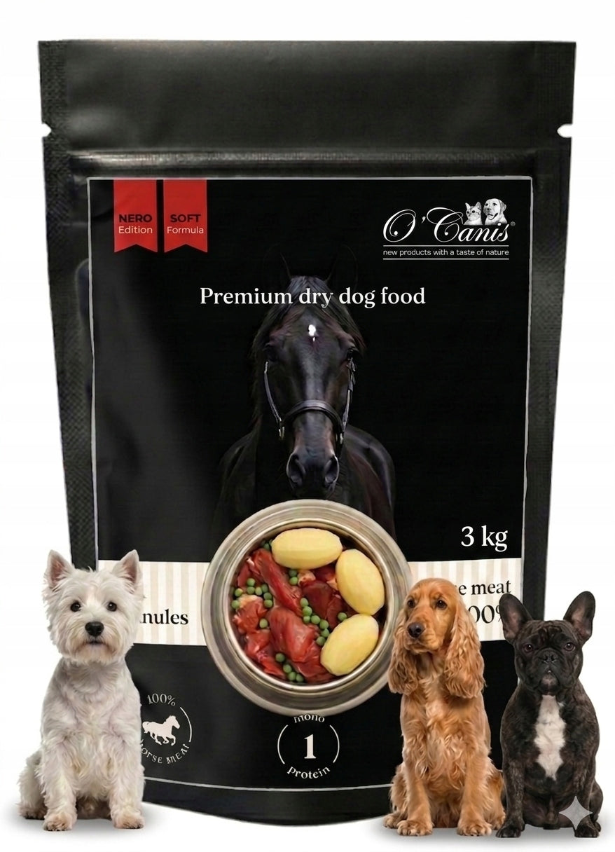 O´Canis SOFT semi-moist monoprotein horsemeat 3 kg