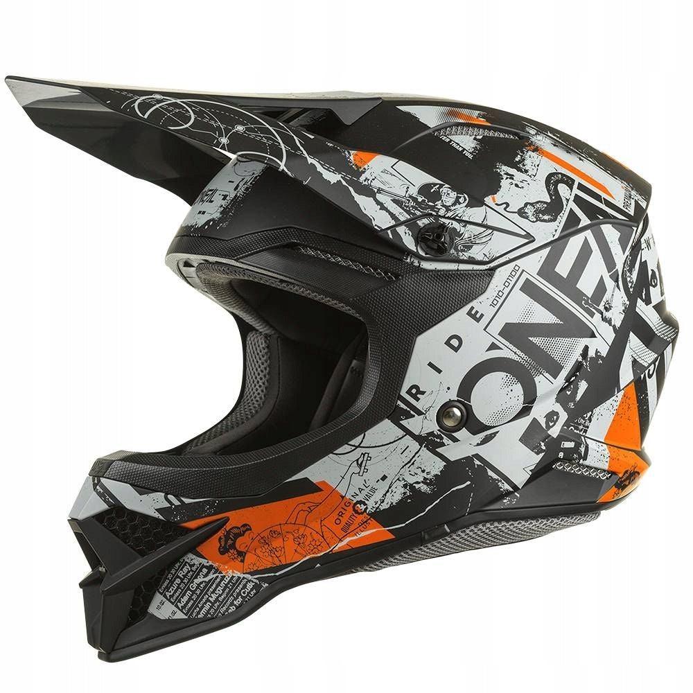 O`NEAL 3SRS M quad cross helmet with visor