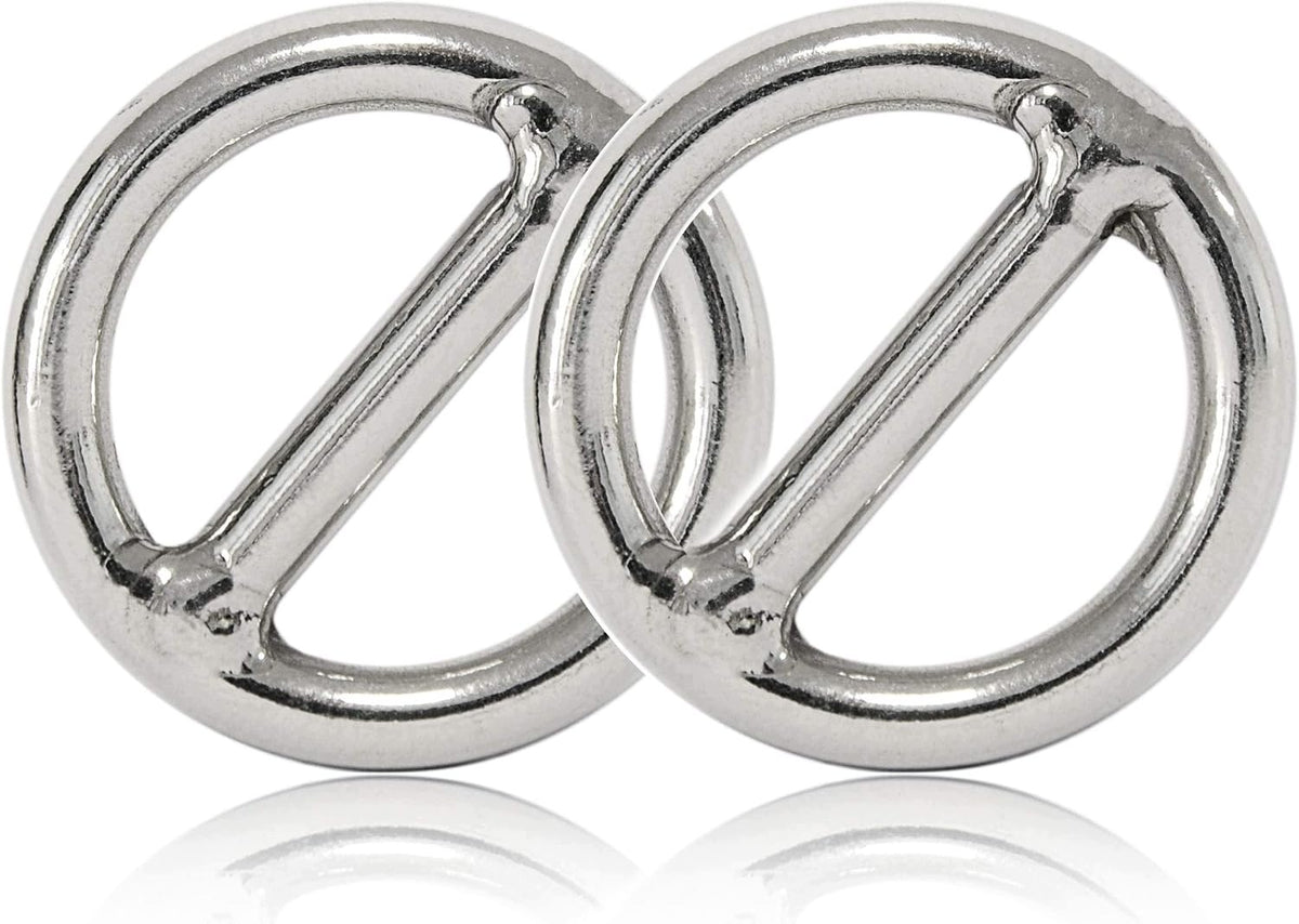 O-RING WITH STAINLESS STEEL BRIDGE 20MM PARACORD 2 PCS