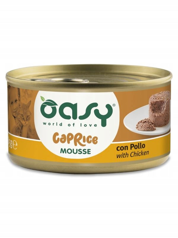 OASY CAPRICE Mousse - with chicken 85g wet cat food