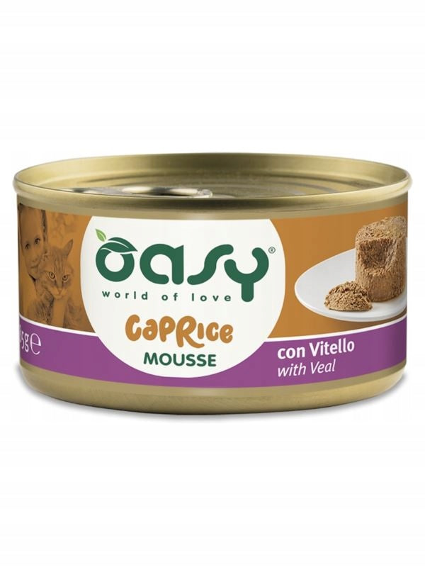 OASY CAPRICE Mousse - with veal 85g wet cat food