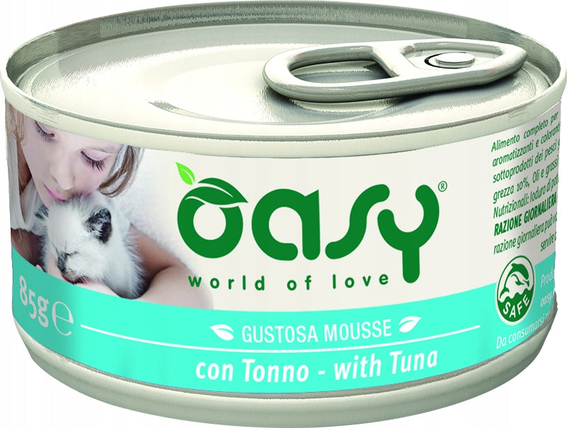 OASY CAT MOUSSE WITH TUNA 85G
