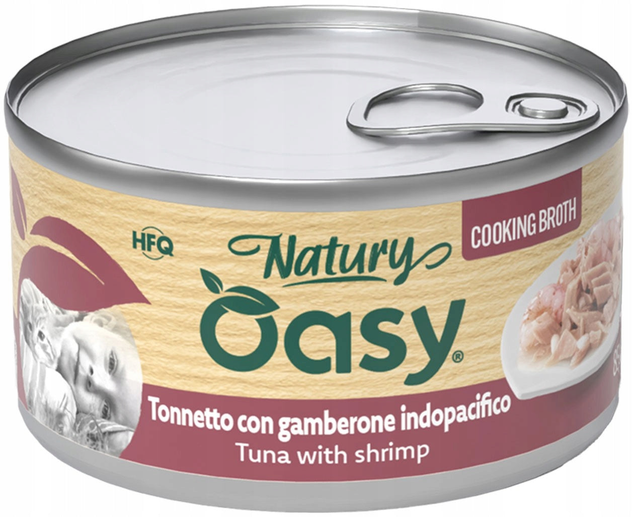 OASY Cat Nature Cooking Brooth Tuna Shrimp in Broth Can 85g