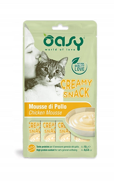 OASY Creamy Snacks Chicken 4x15g