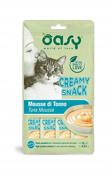 OASY Creamy Snacks Tuna 4x15g