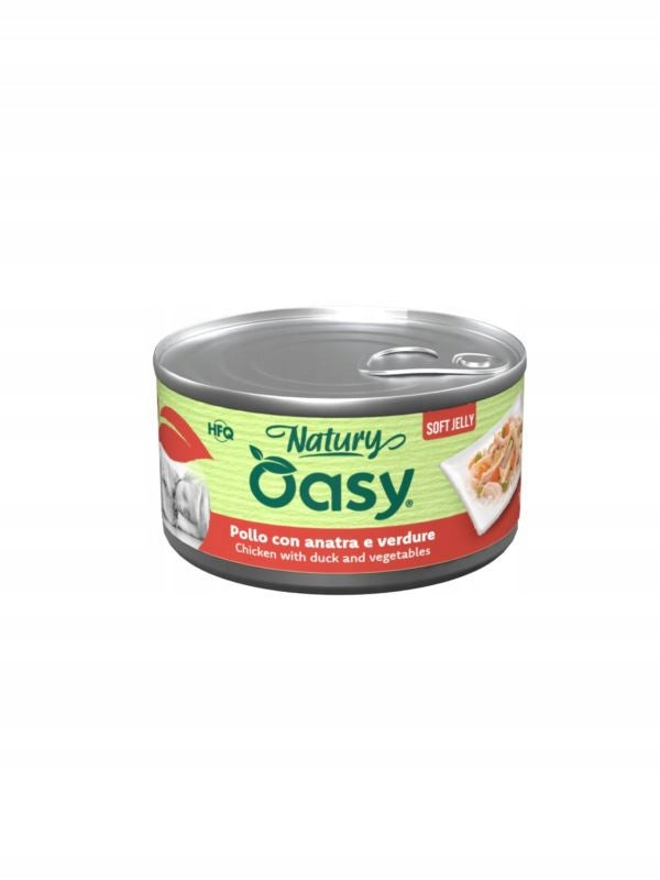 OASY DOG NATURE JELLY - CHICKEN WITH VEGETABLES AND DUCK 150G