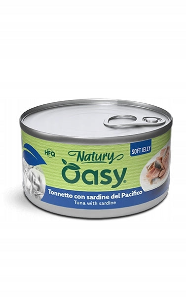 OASY Jelly - TUNA with YOUNG SARDINES for cats 85g
