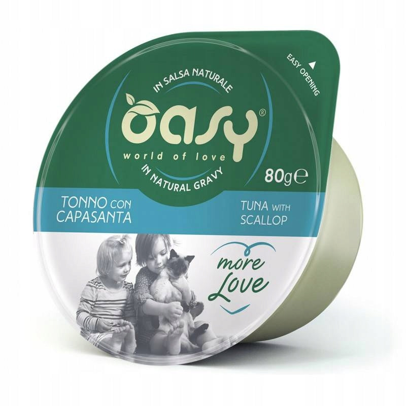 OASY MORE LOVE CUP | scalloped tuna 70g