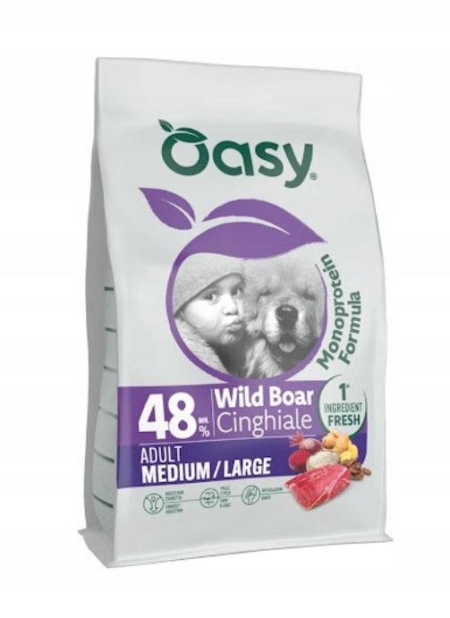 OASY Monoprotein Adult M/L Boar 10kg