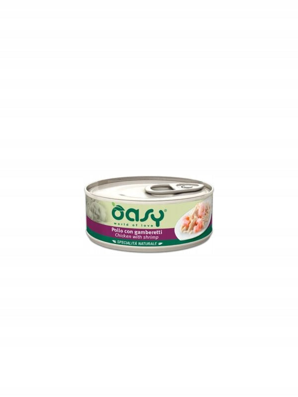 OASY NATURAL CHICKEN WITH SHRIMP 70G