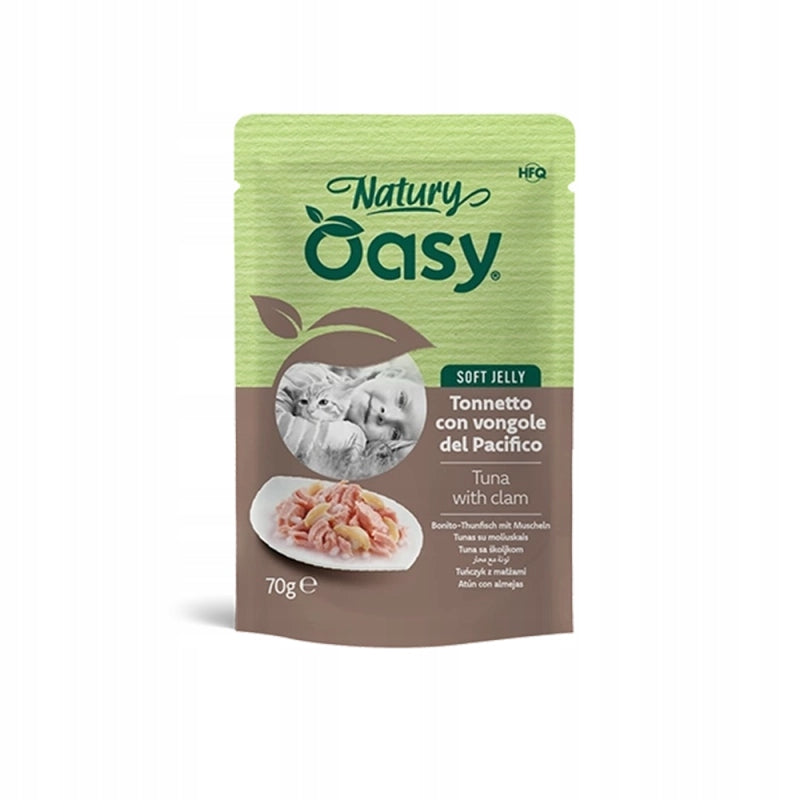 OASY Nature sachet - Tuna with clams 70g