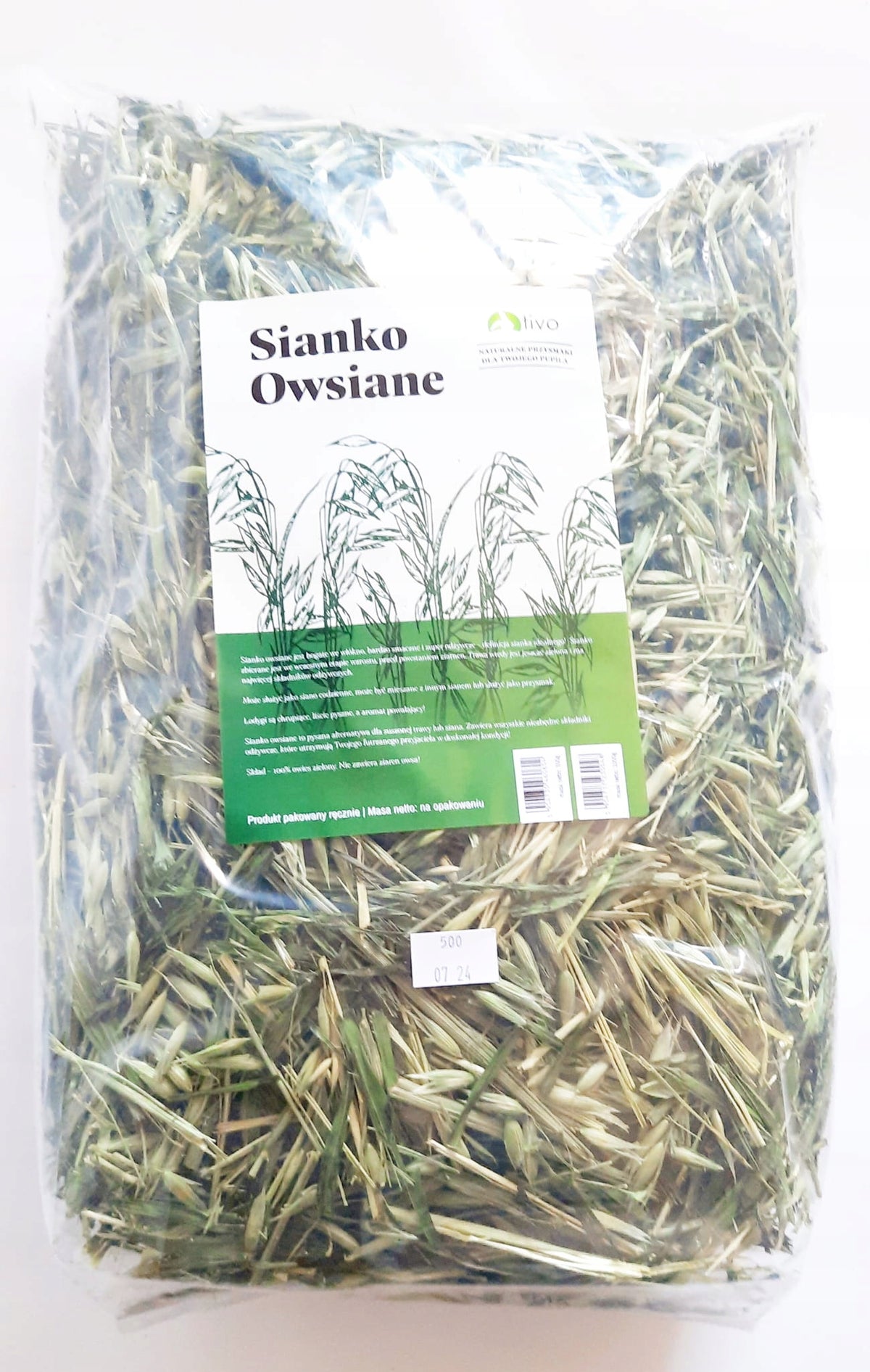 OATMEAL HAY 500G TIVO NEW DELIVERY