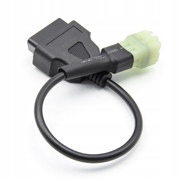 OBD ADAPTER FOR MOTORCYCLES KTM 6PIN OBD2 ADAPTER Product weight with unit packaging 0.08 kg