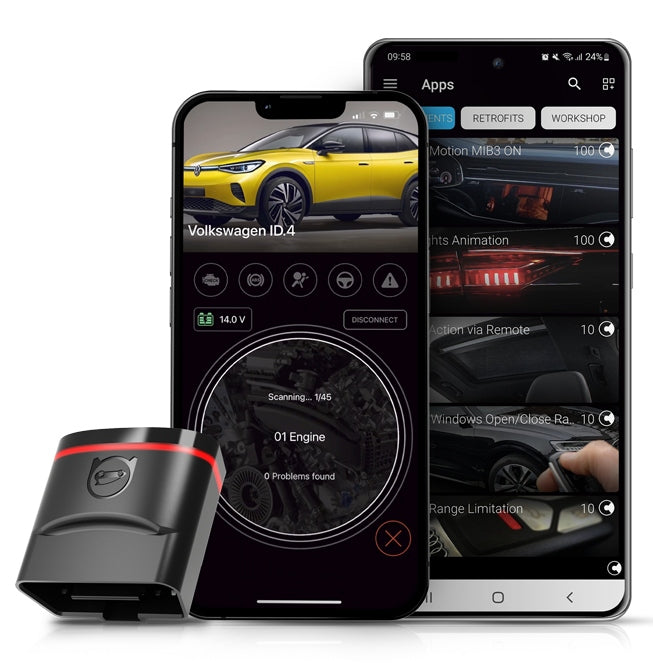 OBD ELEVEN iOS Android SCANNER OBD-2 VAG GROUP BMW Manufacturer code 758277987851