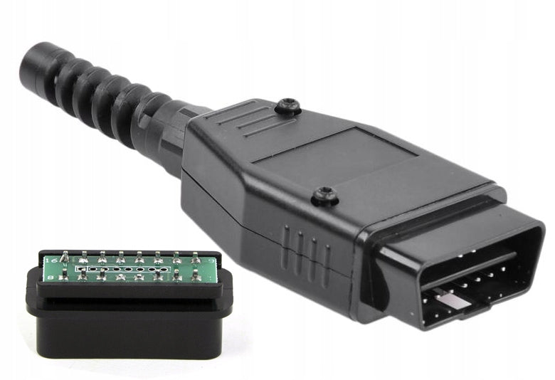 OBD II plug for plate 66. 5 x 40mm Lechpol Electronics