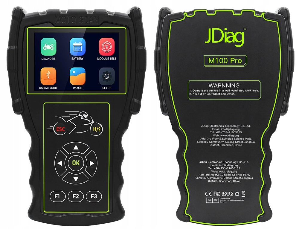 OBD2 DIAGNOSTIC SCANNER INTERFACE FOR 34 BRAND MOTORCYCLES + Polish ADAPTERS Brand no brand