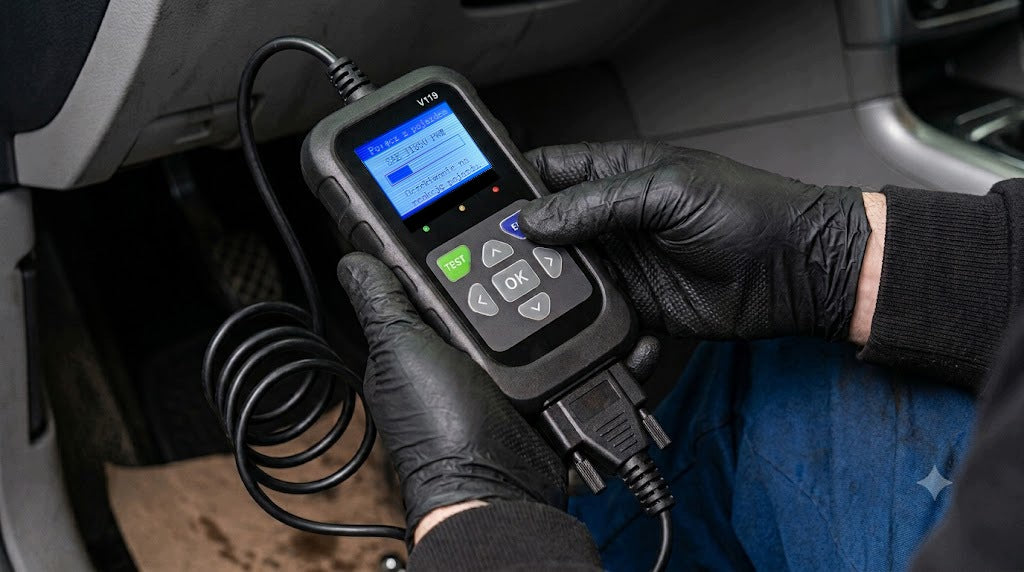 OBD2 DIAGNOSTIC SCANNER POLISH MENU READING ERROR ERASURE AKU TESTER Brand Versus