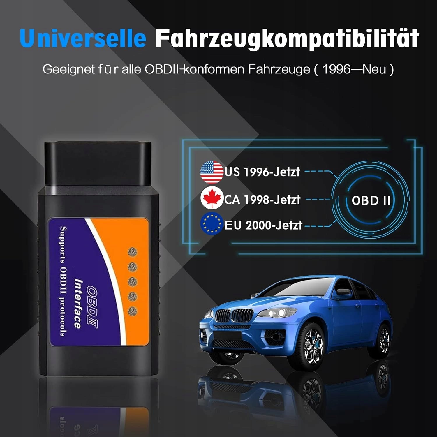 OBD2 Diagnostic Interface Tester with Bluetooth Polish Android Windows OBD Manufacturer code Urządzenie Diagnostyczne OBDII Kasownik Błędu