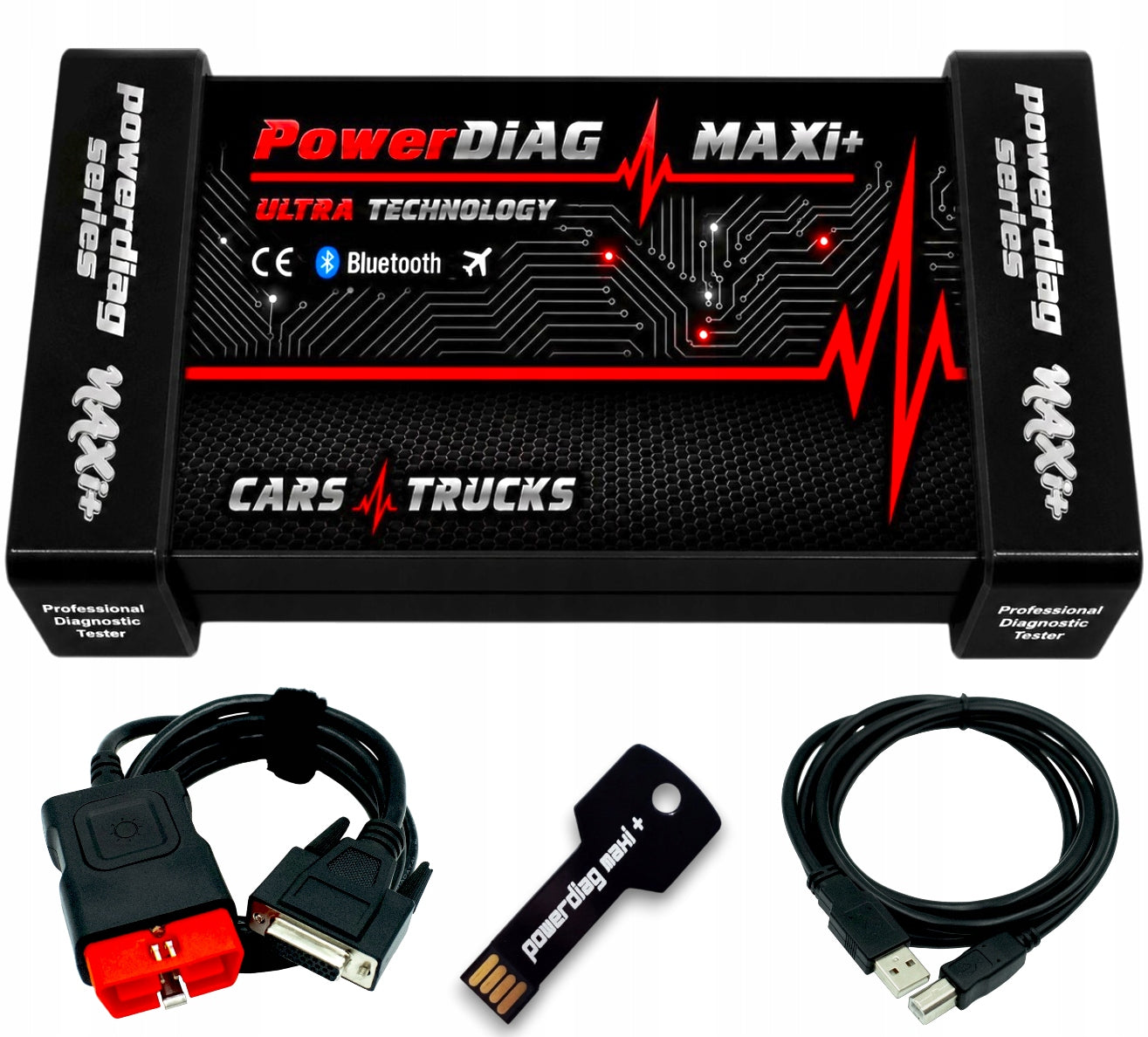 OBD2 Diagnostic Tester POWERDIAG ULTRA Coding DPF Scanner PL Interface