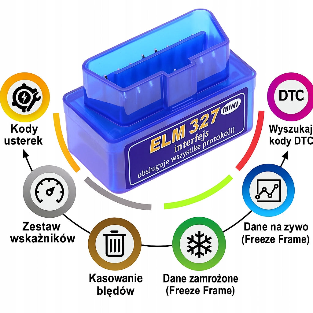 OBD2 Mini Diagnostic Interface Bluetooth 4.0 ELM327 Brand ELM