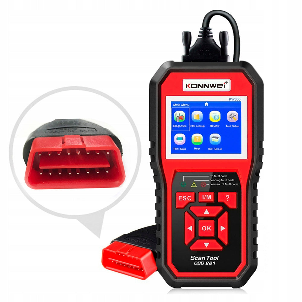 OBD2 Scanner Diagnostic Tester Konnwei KW850 Brand Konnwei