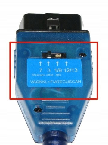 OBD2 interface Fiat K-Line for FiatEcuScan MultiEcuScan + VAG KKL Brand CCY