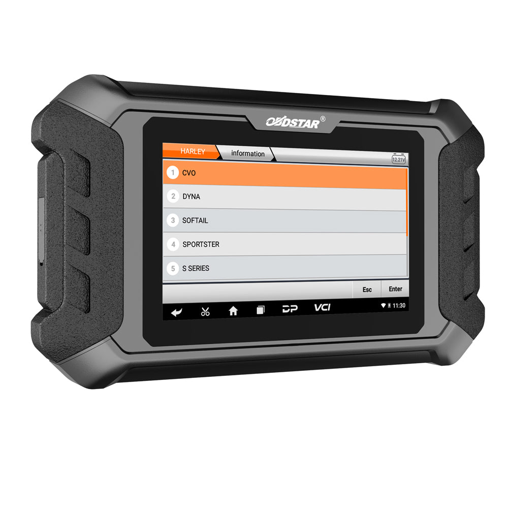 OBDSTAR iScan Motorcycle Diagnostic Tool HARLEY DAVIDSON Manufacturer code SP3771