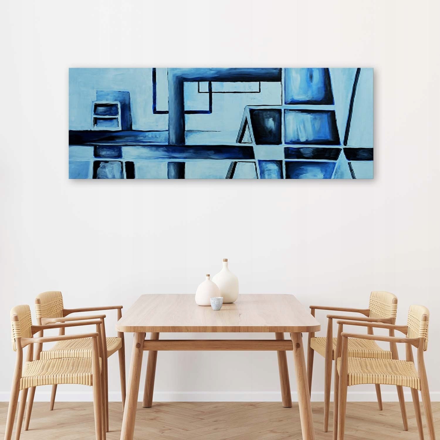 Reproduktion blauer Ornamente 