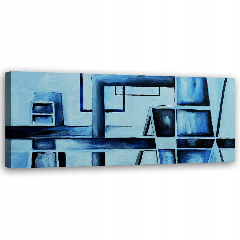 Reproduktion blauer Ornamente 